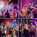 148 PCS Glow in the Dark Party Supplies, 16 Fiber Optic Wands, 14 LED Glasses, 100 Glow Sticks and 18 LED Hair Clips Fiber Optic for Neon Party, Wedding, Birthday, Concert, New Year by TinyTreasures Baby Boutique