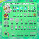 WASTROYAL 420 pcs DIY Sun Catchers Making Supplies Kit Art and Crafts for Adults Prism Hanging Decorative Suncatcher with Crystals Rainbow Maker for Indoor Windows Office Home Halloween Decor (Owl) by GreenHaven Gardens