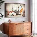 ElephantStock Golf Sets Wall Art - Horizontal Framed Canvas - 1-Piece Mancave Wall Decor - Photography Sports Canvas Print - Yellow and Brown Decor for Wall - 43" X 29" by CozyNest Decor