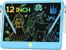 Hockvill LCD Writing Tablet for Kids 12 Inch, Toys for Boys Girls Drawing Pad for 3 4 5 6 7 Year Old Kids Toys, Toddler Erasable Doodle Board Travel Essentials, Children’s Day Gift for Kids - Blue by TinyTreasures Baby Boutique