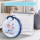 Baby Play Mat, 4-in-1 Baby Play Gym Tummy Time Mat with Ball Pit and 5 Detachable Toys for Newborn to Develop Sensory Exploration and Motor Skill 0-6-12 Months by TinyTreasures Baby Boutique