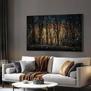 SIGNWIN 30"x60" Extra Large Framed Wall Art Magical Firefly Night Forest, Enchanted Woodland Scene for Home Living Room Bedroom Decor (Frame Assembly Required) by CozyNest Decor