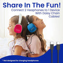 Puro Sound Labs PuroQuiet Plus Noise Cancelling Headphones for Kids, Bluetooth Kids On Ear Headphones with Mic, Lightweight On-Ear Design, Studio-Grade Sound (Blue) by TinyTreasures Baby Boutique