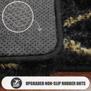 ONASAR 5x7 Area Rugs for Living Room Bedroom, Washable Fluffy Black and Gold Faux Fur Rug, Geometric Boho Soft Plush Shaggy Floor Carpet Mat for Nursery Kids Girls Boys Teen Dorm Home Office Decor by TinyTreasures Baby Boutique