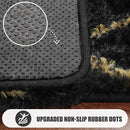 ONASAR 6x9 Area Rugs for Living Room Bedroom, Washable Large Fluffy Black and Gold Throw Rug, Geometric Soft Plush Shaggy Fuzzy Floor Carpet for Nursery Kids Girls Boys Teen Dorm Home Office Decor by TinyTreasures Baby Boutique