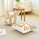 HOdo Home 2PCS Pillow Covers-Throw Pillow Cover,Tufted Boho Jacquard Pillow Covers,Farmhouse Decorative Pillow Cover,Pillow Cases for Couch,Sofa,Bed,Chair,Living Room,Home Decor（18x18inch ） by CozyNest Decor