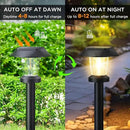 ALEPOD Solar Pathway Lights Outdoor - 8 Pack Solar Powered Garden Lights Waterproof, Decor Landscape Lighting with Three Lighting Modes for Yard, Lawn, Walkway, Driveway, Warm White by CozyNest Decor