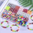 1000PCS Sports Polymer Clay Beads Bracelet Making kit, 24 Style Cute Fun Ball Beads Baseball Basketball Soccer Rugby Volleyball Football Charms, DIY Bracelet Making kit by TinyTreasures Baby Boutique