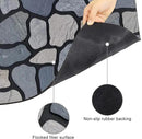 CHICHIC Welcome Door Mat 18X 30 Inch Front Doormat Outdoors for Home Entrance Outdoors Mat for Outside Entry Way Doormat Entry Rugs, Heavy Duty Non Slip Rubber Back Low Profile, Stone by CozyNest Decor