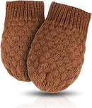 Baby Knit Mittens Toddler Boys Girls Gloves Winter Infant Newborn No Scratch Mitten 0-3 Years by TinyTreasures Baby Boutique