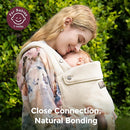 Momcozy Baby Carrier with Natural Cotton Linen, Built to Last, Ergonomic Design, 7-44lbs for Infant and Toddler, Lightweight and Comfortable, Hands-Free for Moms&Dads, Light Amber by TinyTreasures Baby Boutique