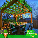 JMEXSUSS 100 LED Green Lights for St Patrick’s Day, 2 Pack Green Solar Lights Outdoor for St Patrick’ Day Decoration Tree Garden Patio Yard by GreenHaven Gardens
