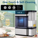Nugget Ice Maker Countertop with 0.8Gal Removable Tank for Chewable Ice, 41Lbs/24H, One-Touch Fast Ice in 6 Mins, Self-Cleaning & Ultra Quiet for Home, Office, Party by CozyNest Decor