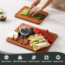 Bamboo Cutting Board Set Non Slip Feet Over Sink Day Gifts Best Mama Mommy Bonus Busy Mom Ever Christmas Xmas Birthday Law Step Stepmom Stepmother Who Have Everything Good Unique Useful Present by CozyNest Decor