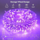 JMEXSUSS 400 LED Halloween Lights, 8 Modes Purple String Lights Indoor,132ft Purple Lights Outdoor Waterproof for Halloween, Christmas,Party,Xmas Tree Lights Decor, EXS-S-0400-R by GreenHaven Gardens