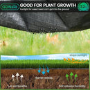 4ftx50ft Weed Barrier Landscape Fabric Heavy Duty, Premium 3.2oz Weed Barrier Fabric Weed Tarp, Weed Fabric, Garden Landscaping Fabric by GreenHaven Gardens