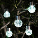 GIGALUMI 12 Pack Solar Outdoor Lights, Solar Hanging Lights for Christmas Decoration-Cracked Glass Solar Lights Outdoor Waterproof for Garden, Yard, Fence, Tree(Cold White) by GreenHaven Gardens