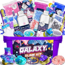 Slime Kit,Toys for 6 7 8 9 10 11 12 Year Old Girls Boys Galaxy Slime Making Kit Making Butter Slime Dark Powder to Make Glitter Galactic Slimes Stress Relief Toys Fun Birthday Gifts by TinyTreasures Baby Boutique