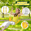 Swings Set - 2-Pack Suitable for Kids and Adults, Comes with Hooks & Chains, Perfect for Backyard by TinyTreasures Baby Boutique