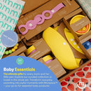 morepeas The Everything Snack Bowl - All-in-One Baby, Toddler & Kid Food Container - Travel Essential with Spill Proof Lid & Suction Base - Blueberry by TinyTreasures Baby Boutique