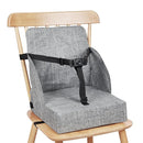 Toddler Booster Seat for Dining Table HOSEASCA 12.6x3.34 Inch Portable High Chair for Travel, Compact Lightweight Travel Booster Seat with Adjustable Straps for Baby by TinyTreasures Baby Boutique