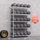 1750 LBS Storage Shelves 5-Tier Utility Shelving Unit Steel Organizer Wire Rack for Home,Kitchen,Office,Garage, Capacity 17.7" D x 47.2" W x 72.3" H by CozyNest Decor