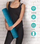 Non Slip Yoga Mat TPE Workout Mat for Men Women, Thick Workout Mat with Carrying Strap, Fitness Mats for Exercise, Yoga, Fitness, Pilates, Floor Workouts (72" x 24" x 6mm) by TinyTreasures Baby Boutique