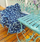 DDL&HEXI Chunky Chenille Blanket 100% Hand Knit with Jumbo Chenille Yarn (50"x60") Super Soft Large Throw Bed Blanket for Couch, Sofa, Home Decor - Machine Washable (03) by CozyNest Decor