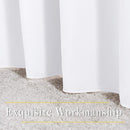 NICETOWN White Room Darkening Curtain Panels - Thermal Insulated Grommet 50% Room Darkening Window Drapes and Curtains for Bedroom/Basement (Set of 2, W37 x L54) by TinyTreasures Baby Boutique