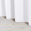 NICETOWN White Room Darkening Curtain Panels - Triple Weave Thermal Insulated Decorative Grommet 50% Light Blocking Window Curtains for Bedroom/Kitchen (Set of 2, W37 x L48) by TinyTreasures Baby Boutique