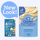 Gerber Stage 3 Baby Food Snacks, Banana Pear Whipped Melts, Baby Led Feeding, 7PK by TinyTreasures Baby Boutique