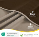 NICETOWN Blackout Curtains for Living Room - Thermal Insulated with Grommet Top Room Darkening Noise Reducing Plylux Curtains for Bedroom Cafe Bar, 2 Panels, Cappuccino, 52 x 63 Inch Long by TinyTreasures Baby Boutique