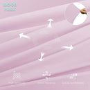 MOON PARK Pregnancy Pillows for Sleeping - U Shaped Full Body Maternity Pillow with Removable Cover - Support for Back, Legs, Belly, HIPS - 57 Inch - Purple - Cooling Cover by TinyTreasures Baby Boutique