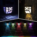 SOLPEX 16 Pack Solar Deck Lights Outdoor, Solar Fence Lights，2 Modes Christmas Garden Decoration Lights,RBG/Warm White LED Decorative Lighting for Garden，Yard，Post，Path&Driveway by GreenHaven Gardens