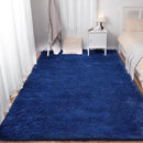 Soft 6x9 Blue Rug, Fluffy Area Rugs for Living Room, Plush Navy Area Rugs for Bedroom, Non-Slip Indoor Carpet for Nursery, Study Room, Kids Room, Room Decor by TinyTreasures Baby Boutique