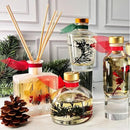 LOVSPA Reed Diffuser Set, Warm Vanilla Sugar Scented Oil Diffuser with Sticks, Home Fragrance Accessories for Bathroom Shelf Decor, Aroma Diffusers for Home or Office Fall Decor, USA Made by CozyNest Decor