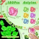 180 Pcs Luminous Resin Snail Miniatures Mini Animals Figures Cute Snail Figurine Fairy Decor Animal Ornament for Garden Landscape Home Accessories Craft Cake Decoration DIY by GreenHaven Gardens