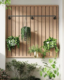 Plant Hanger Indoor, Hanging Planters Rod for Indoor Plants with 6 Hanging Chains, Wall Plant Hanging Rod for Window Ceiling, 65.7 Inch, Metal/Black, Pots Not Included… by GreenHaven Gardens