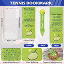 LiYiQ 72 Pcs Tennis Party Favors Tennis Team Gifts Tennis Goodie Bags Stuffers Tennis Ballpoint Pens Bookmark Card and Silicone Bracelet by TinyTreasures Baby Boutique