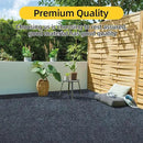Marine Carpet,5 FT x 20 FT Dark Gray Indoor Outdoor Carpet 0.2" Thick Boat Carpet with Water-Proof TPE Backing, Non-Slide Outdoor Marine Carpet Roll for Home, Patio, Porch, Deck by CozyNest Decor