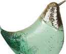 Alpine Corporation MCC704 Chin-Up Metal Bird Outdoor Décor Statue, Whimsical Animal Décor for Patio & Garden, 20" H, Green by CozyNest Decor