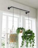 Plant Hanger Indoor, Hanging Planters Rod for Indoor Plants with 3 Hanging Chains, Wall Plant Hanging Rod for Window Ceiling, 38.2 Inch, Metal/Black, Pots Not Included… by GreenHaven Gardens