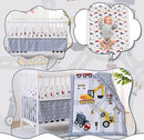 Viviland 3 Pieces Baby Bedding Set for Boy Girls, Baby Bedding Set for Newborn, Infant & Toddler - CAR by TinyTreasures Baby Boutique