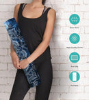 Non Slip Yoga Mat TPE Workout Mat for Men Women, Thick Workout Mat with Carrying Strap, Fitness Mats for Exercise, Yoga, Fitness, Pilates, Floor Workouts (72" x 24" x 6mm) by TinyTreasures Baby Boutique