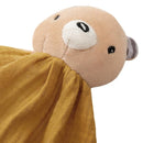 Organic Cotton Stuffed Animal Rattle Baby Toys, Plush Bear Cuddle Cloth and Hand Grip Ring Rattles Plush Toy Set for Newborns Infant Boys Girls, 2 PCS by TinyTreasures Baby Boutique
