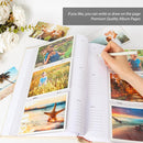 RECUTMS 4x6 Pictures Photo Album Leather Cover Photo Book Holds 300 Photos with Front Window,Photo Book with Writing Space to Share Photos Family Friends (Orange) by TinyTreasures Baby Boutique