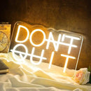 Don't Quit LED Neon Sign for Wall Decor, DO IT Neon Lights Party Decorations, USB Powered Switch Neon Lights lighting adjustable for Office Room, Gym Room, Man Cave, Gamer Room by CozyNest Decor