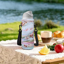 AUPET Water Bottle Sling Bag Carrier Crossbody Sleeve,Insulated Neoprene Bottle Case Holder Pouch Cover 500ML/17oz with Shoulder Strap for Walking Women Men by TinyTreasures Baby Boutique