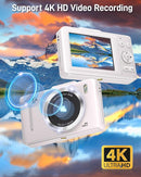 Digital Camera, FHD 1080P Kids Camera Digital with 16x Zoom Anti Shake, 32GB Card, 4K 48MP Portable Compact Point and Shoot Cameras, Vintage Small Camera for Teens Beginner Kids Present by TinyTreasures Baby Boutique