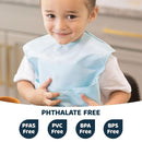 Tiny Twinkle Mess Proof Baby Bibs for Eating - Waterproof, Wipeable Bibs - Toddler Bibs - Travel Friendly - PFAS, PVC, BPA, Phthalate Free - Baby Food Bibs(5 Pack, Boy Spring) by TinyTreasures Baby Boutique